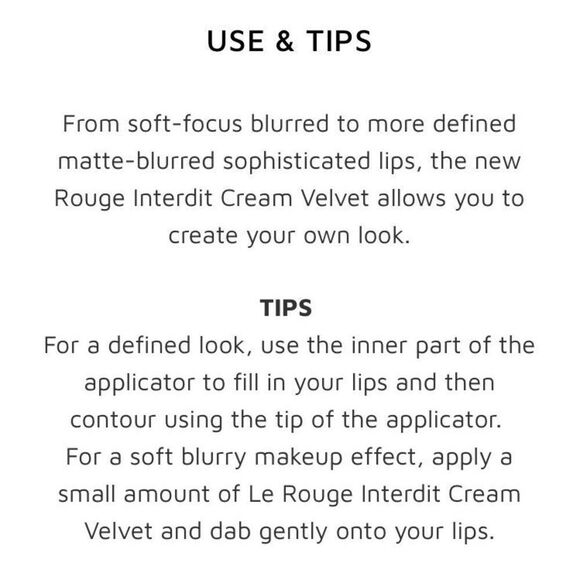 GIVENCHY - NWOT LeRouge Interdit Cream Velvet Lipstick/N15 (Nude Ambre') No Box. - Picture 11 of 16